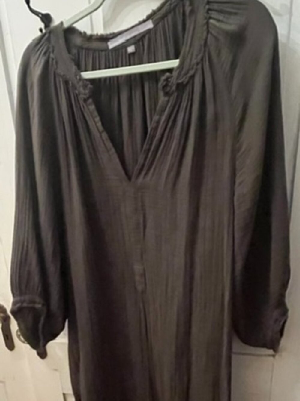 Ocean & Main Olive Gauze Dress L/XL